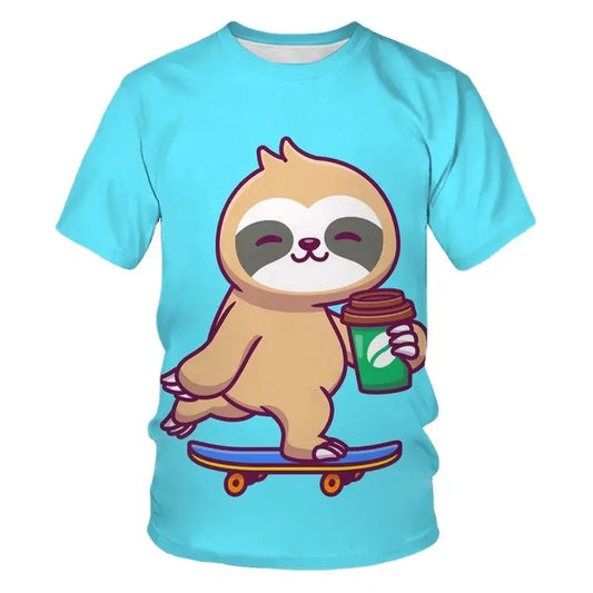 Skater Baby Sloth T-shirt