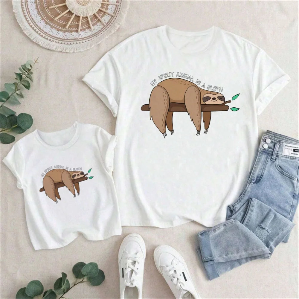 Sloth Print T-Shirt
