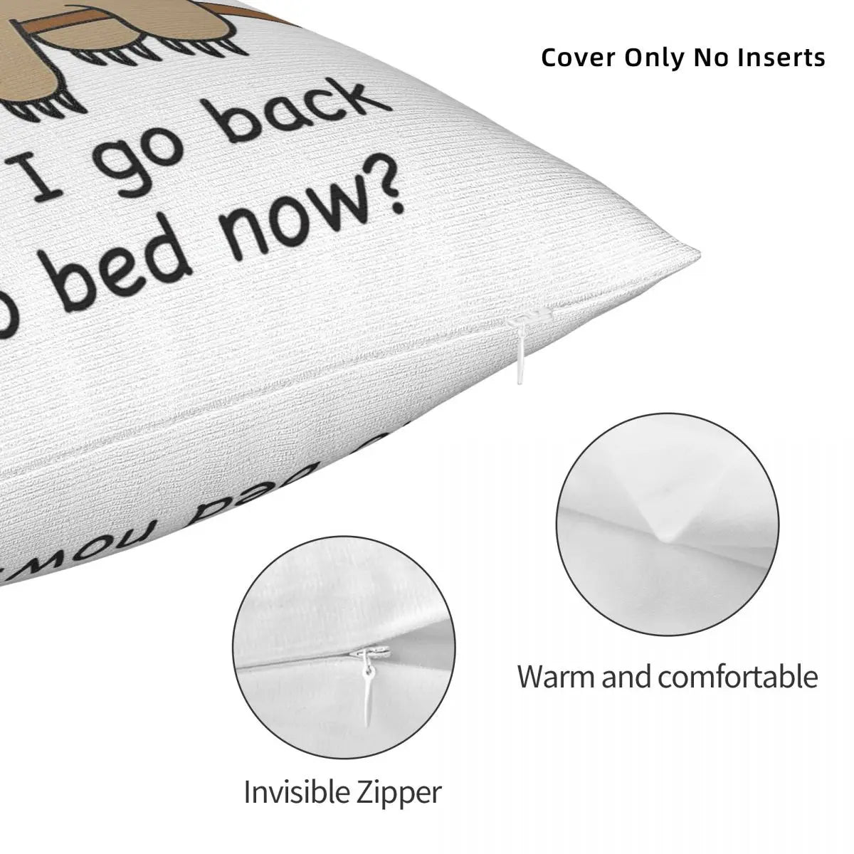 Graduation Sloth Cushion Cover