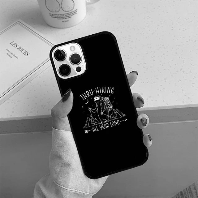 Sloth Hiking Team Phone Case For iPhone