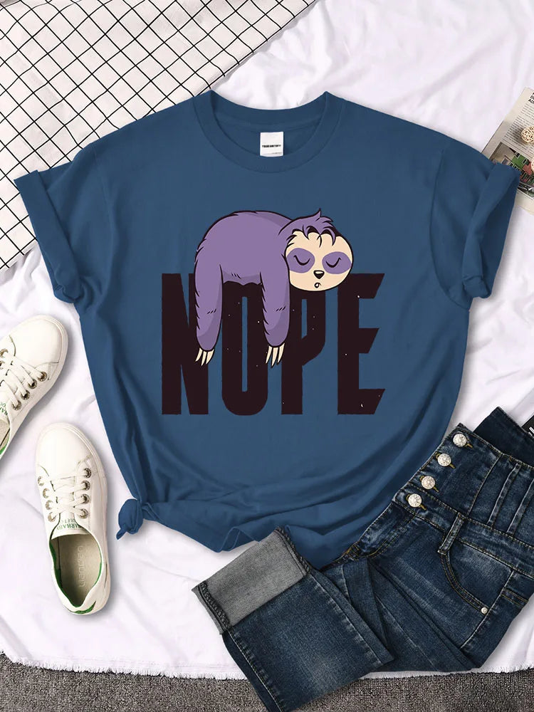Nope Sloth T-Shirt