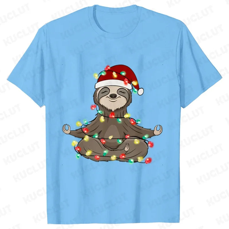 Sloth Festive T-Shirt