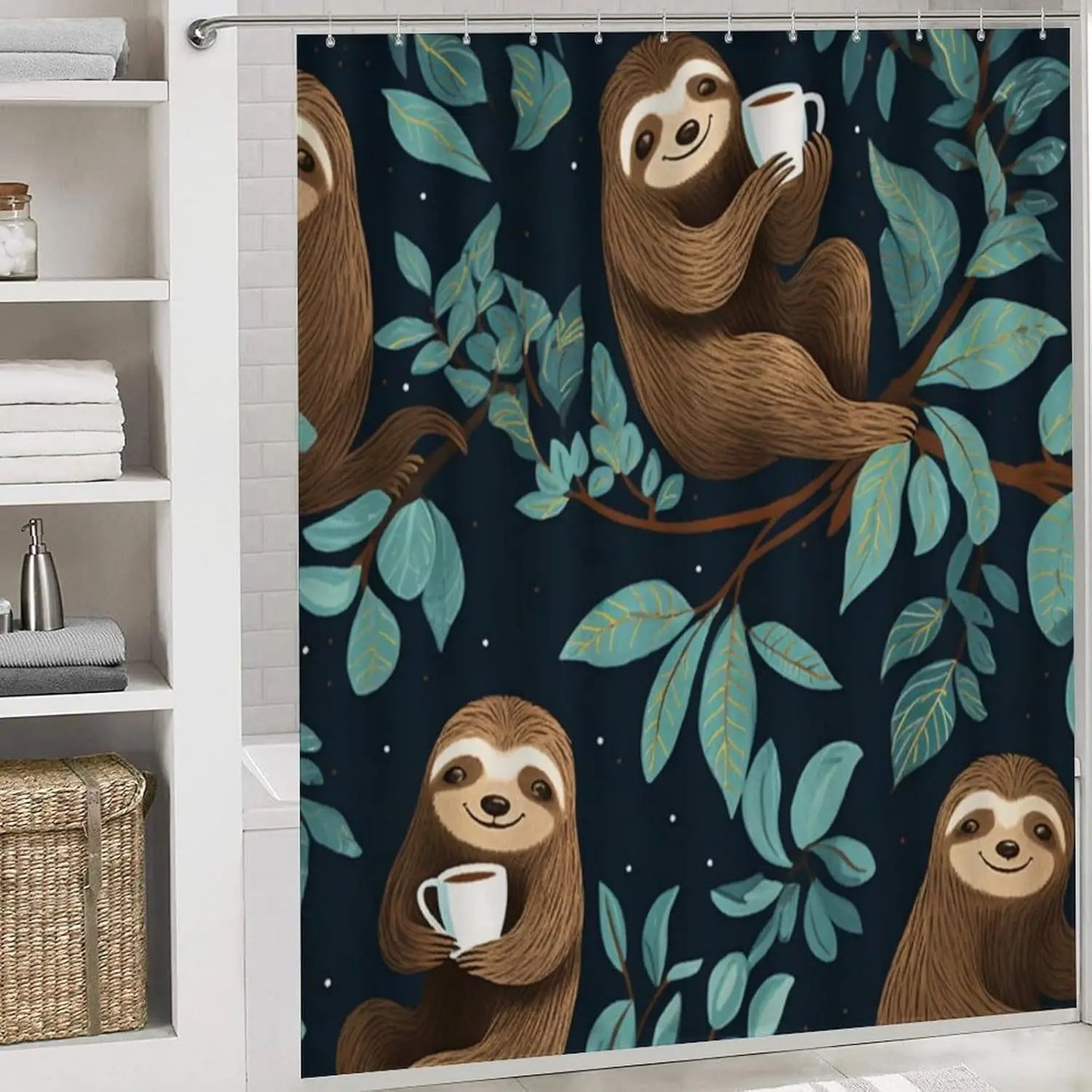 Sloth Bathroom Set