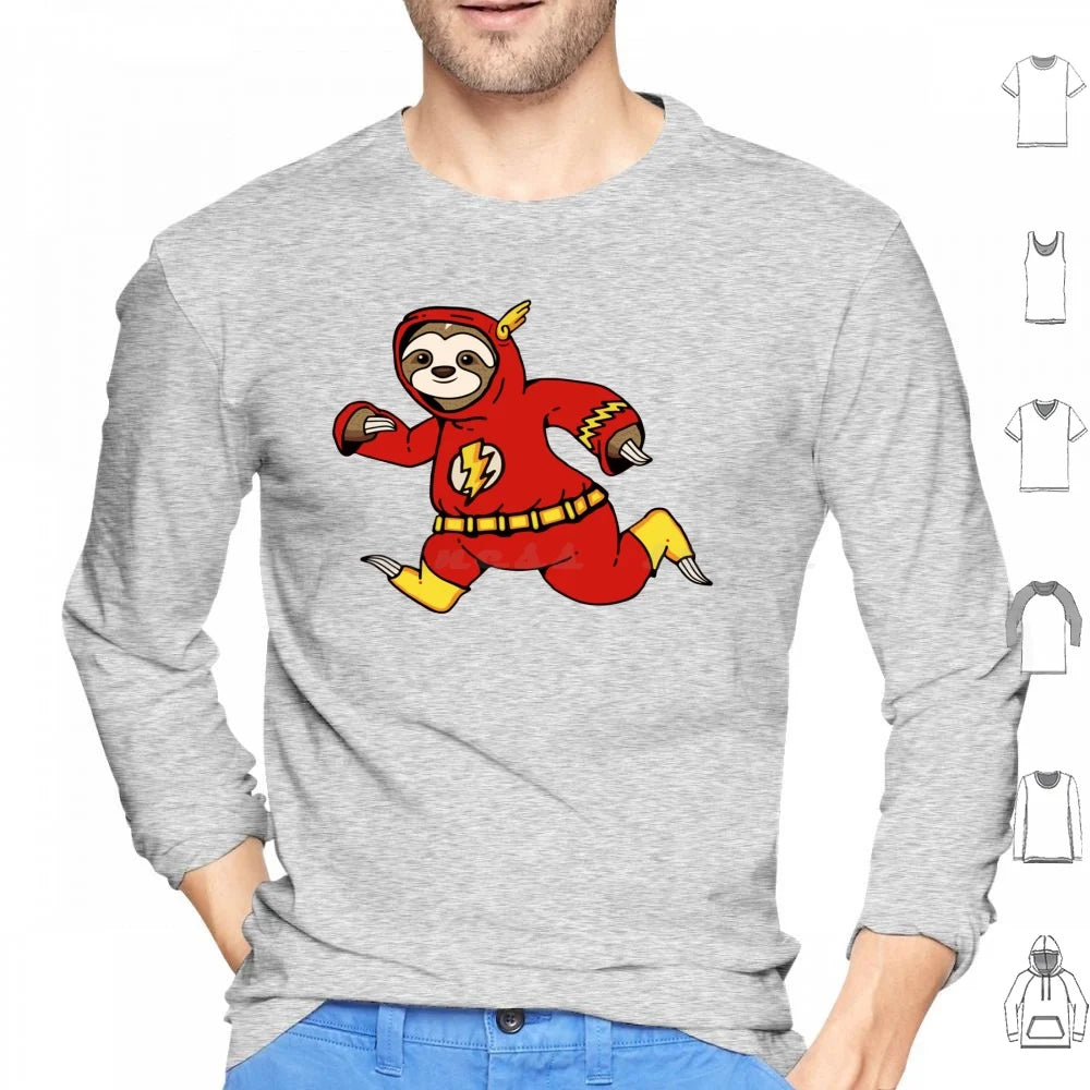 Flash Sloth Long Sleeve T-Shirt
