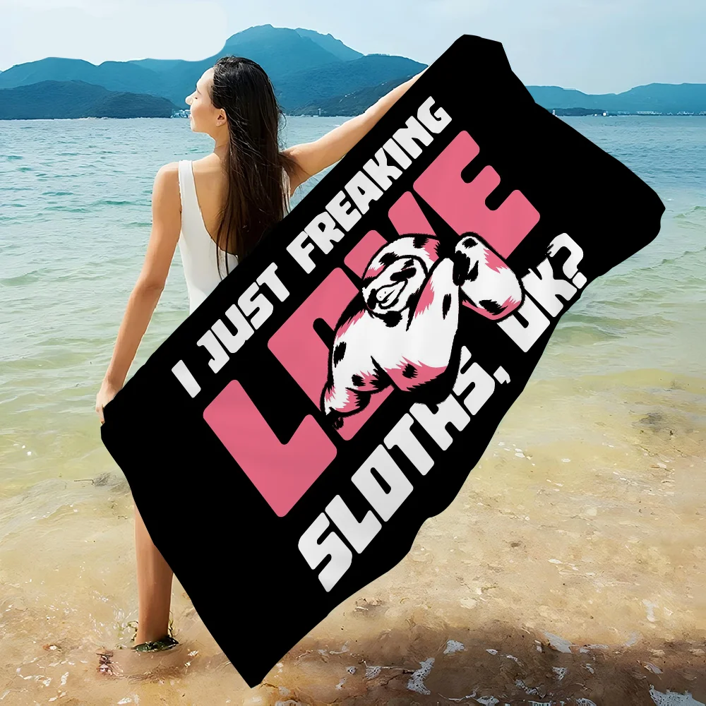 Sloth Microfiber Towel