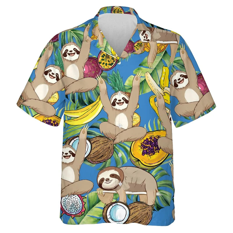 Sloth Animal Printed Shirts