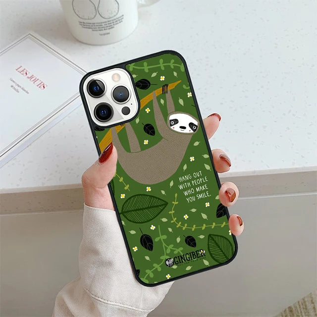 Sloth Phone Case For iPhone