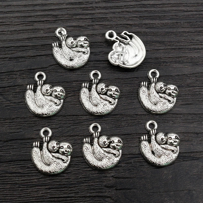 30 Piece Sloth Charms