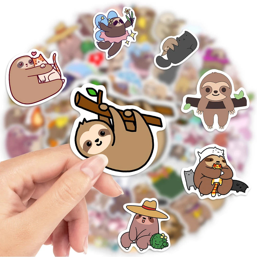 Cute Sloth Stickers