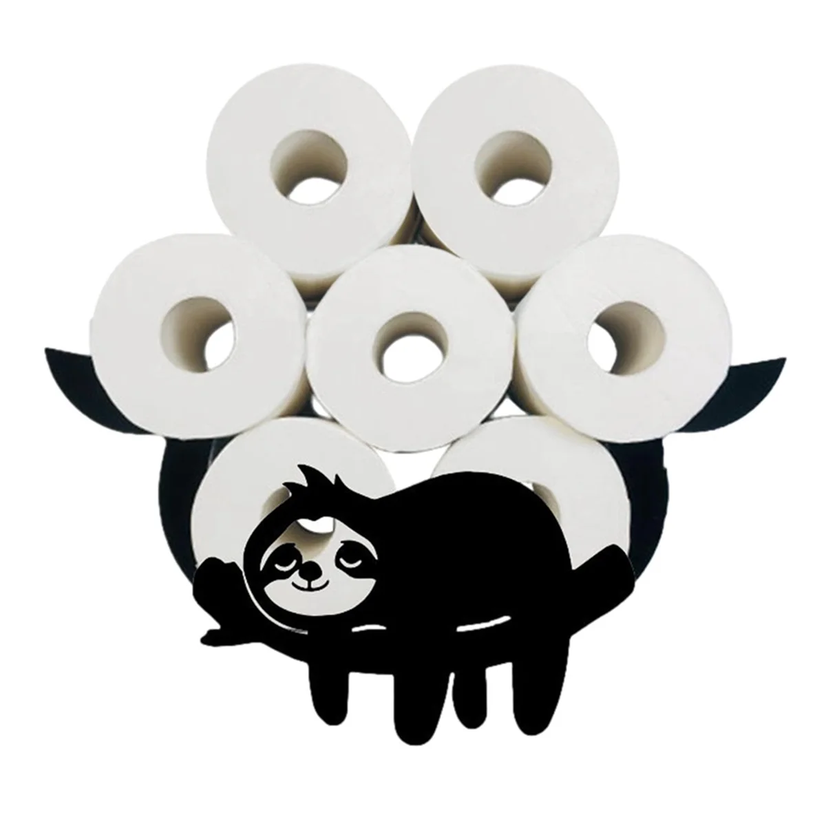 Wall Mounted Metal Sloth Toilet Roll Holder
