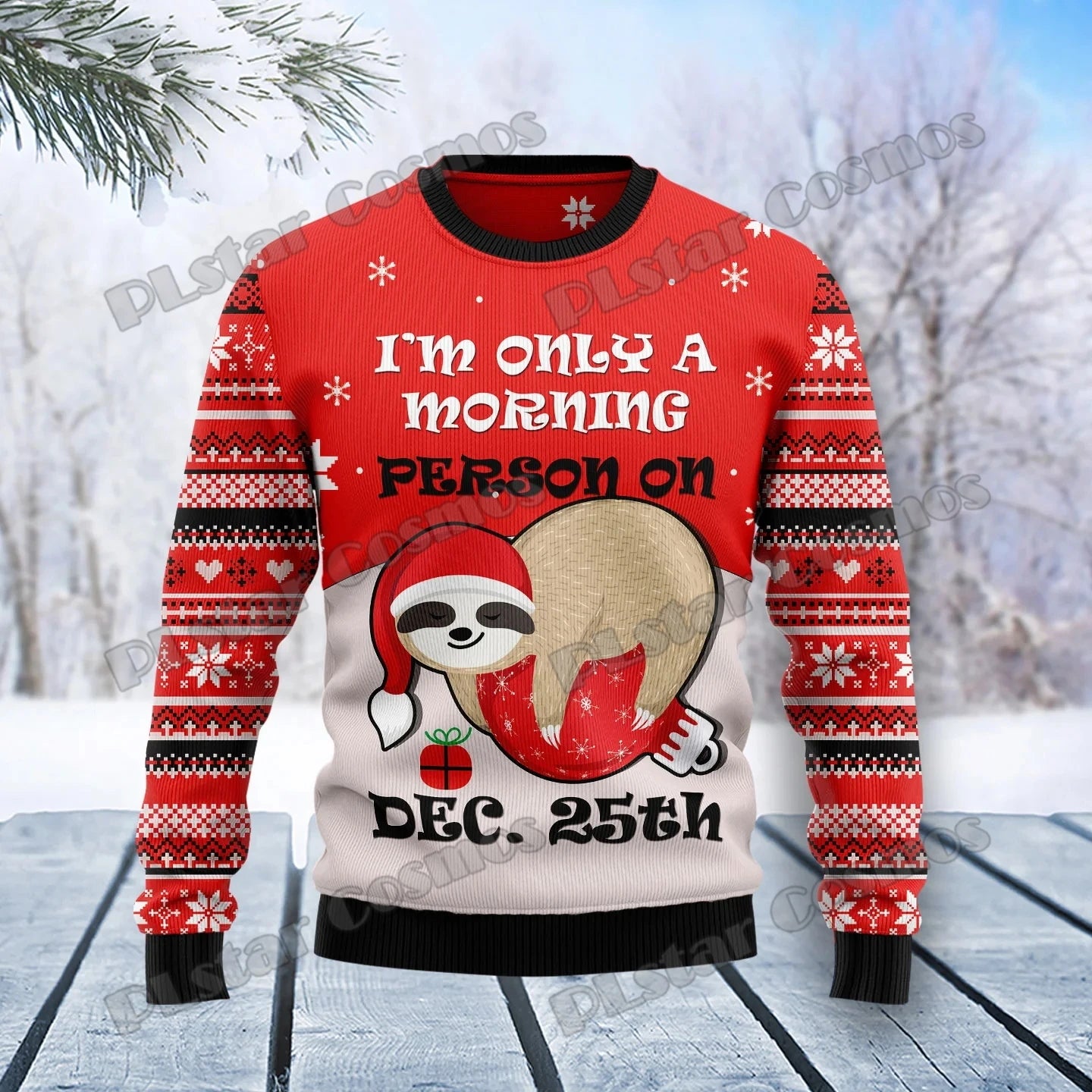 Christmas Sloth Jumper