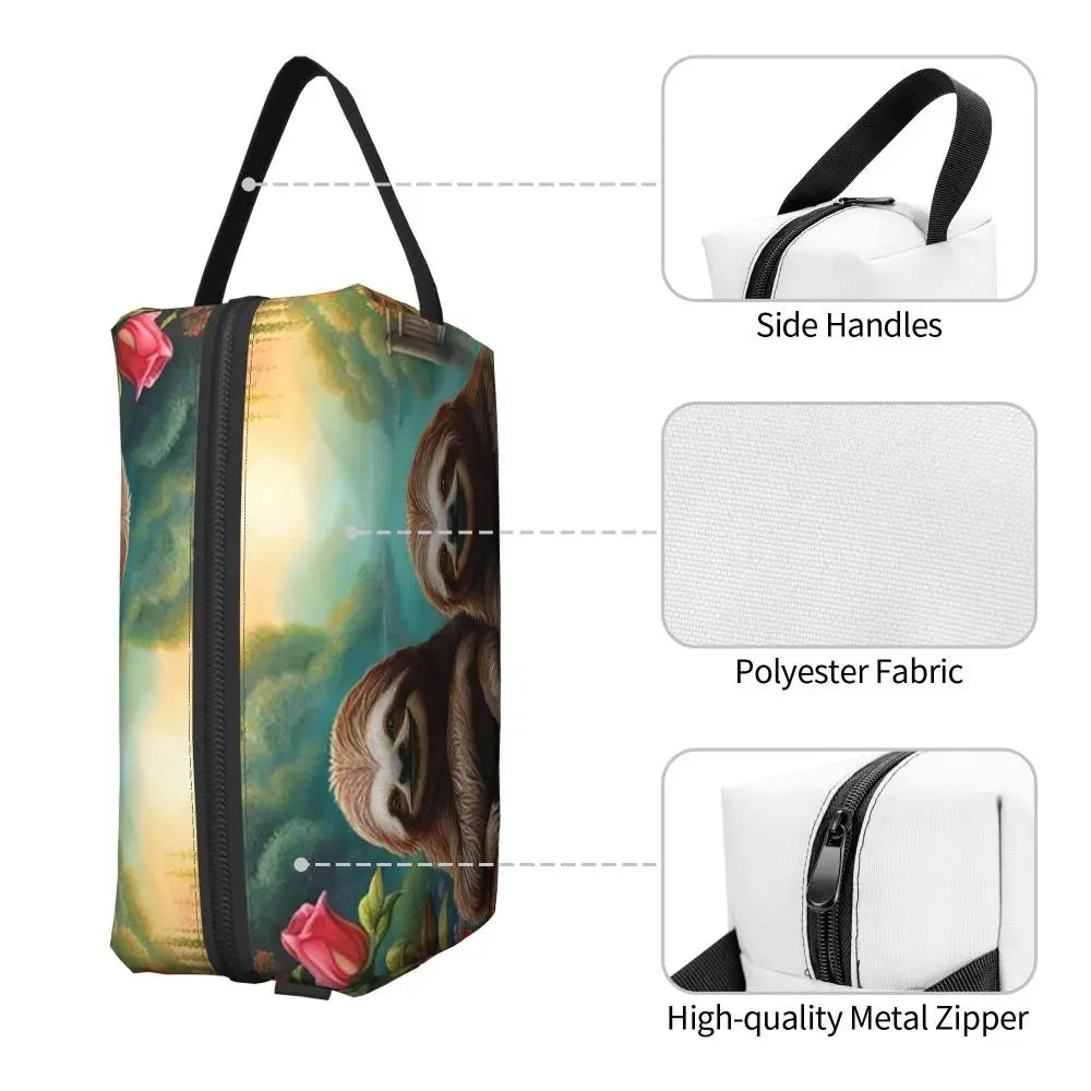 Smiling Sloths Cosmetic Bag