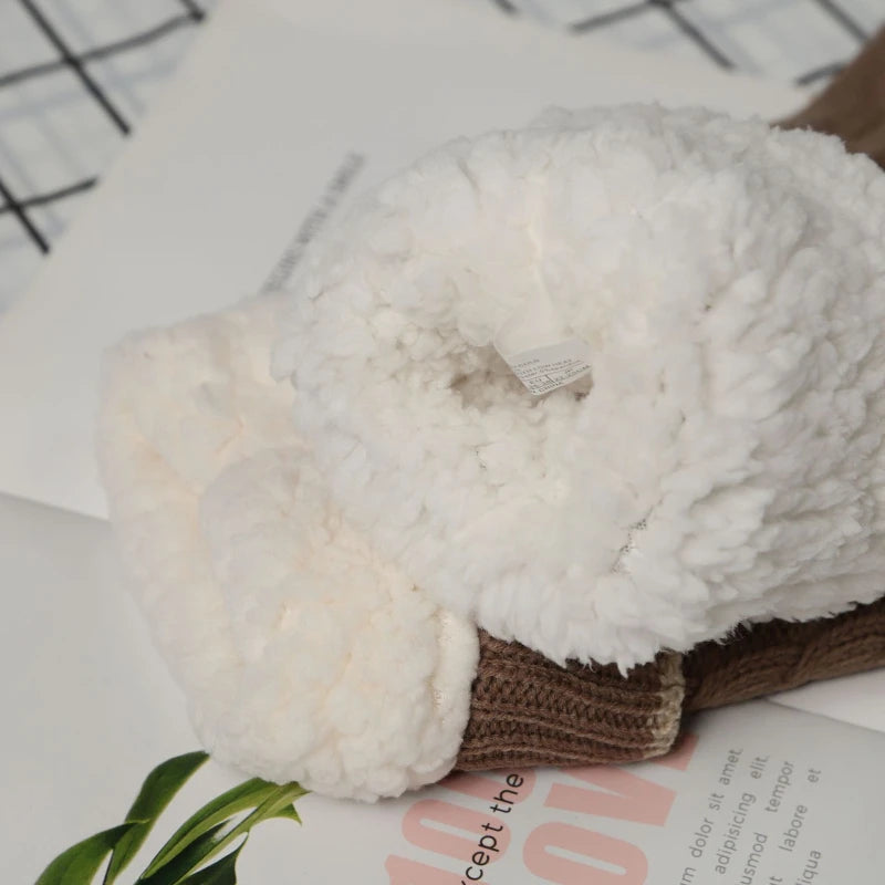 Fleece-Lined Sloth Socks