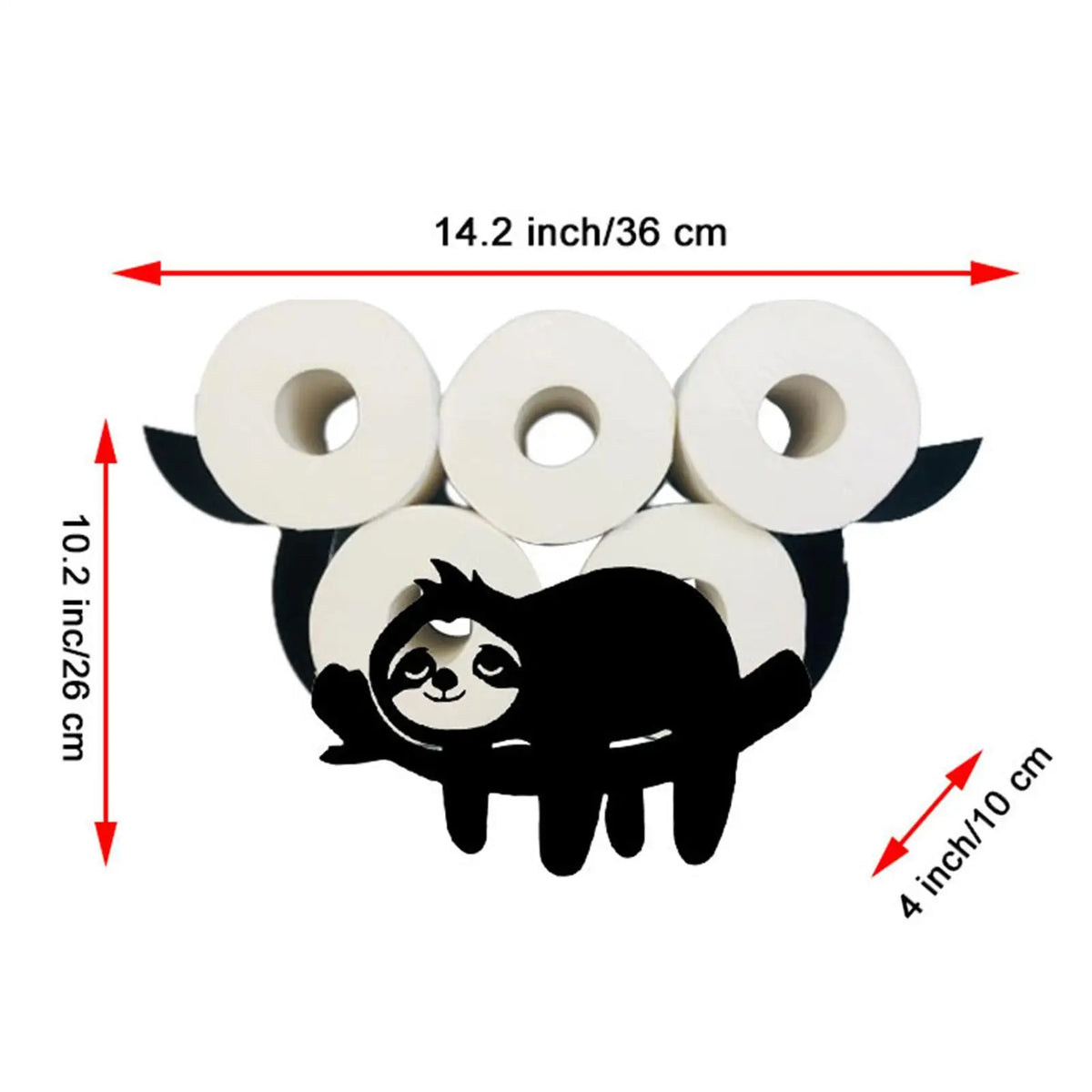 Sloth Toilet Paper Holder Wall Mounted