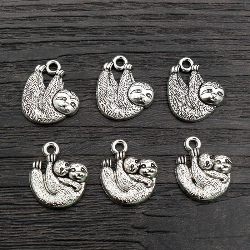 30 Piece Sloth Charms