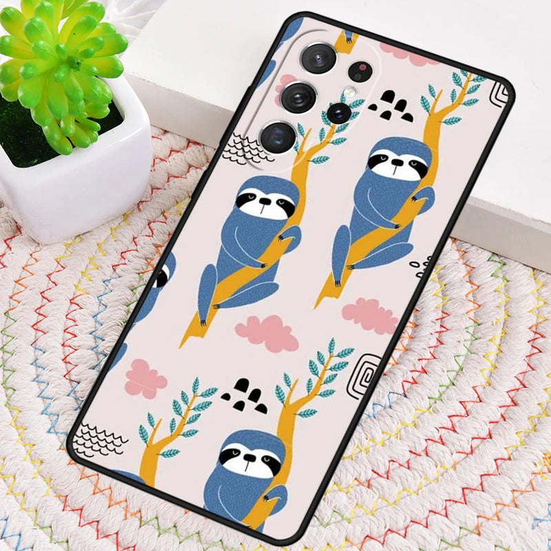 Blue Sloth Samsung Phone Case product photo