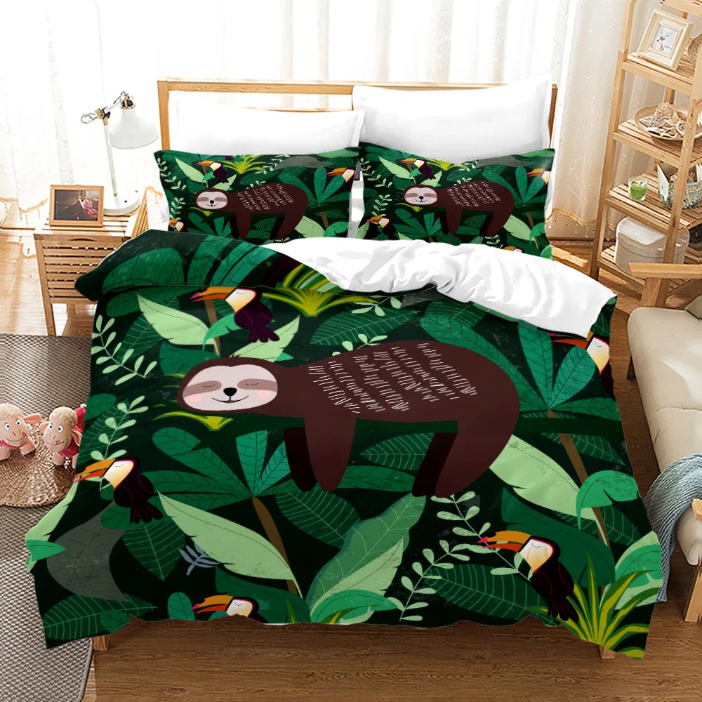 Sloth Duvet Cover Set