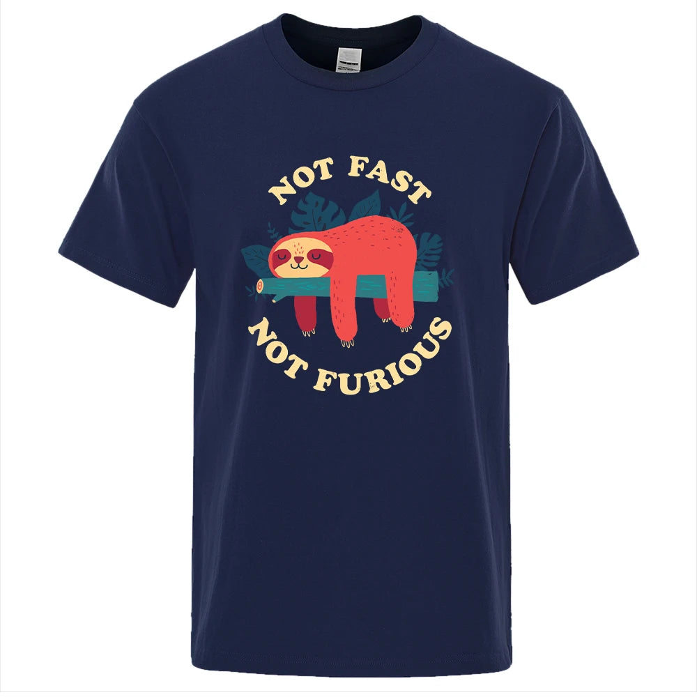 Not Fast Not Furious Sloth T-Shirt