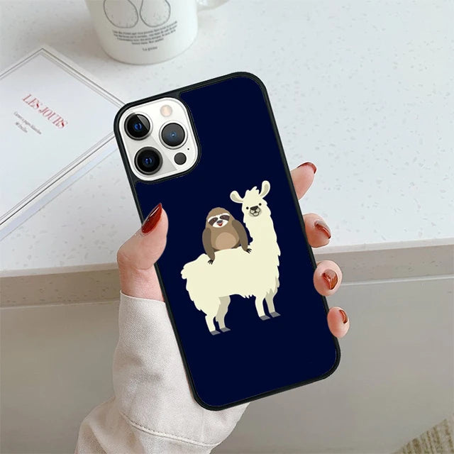 Sloth & Lama iPhone Case