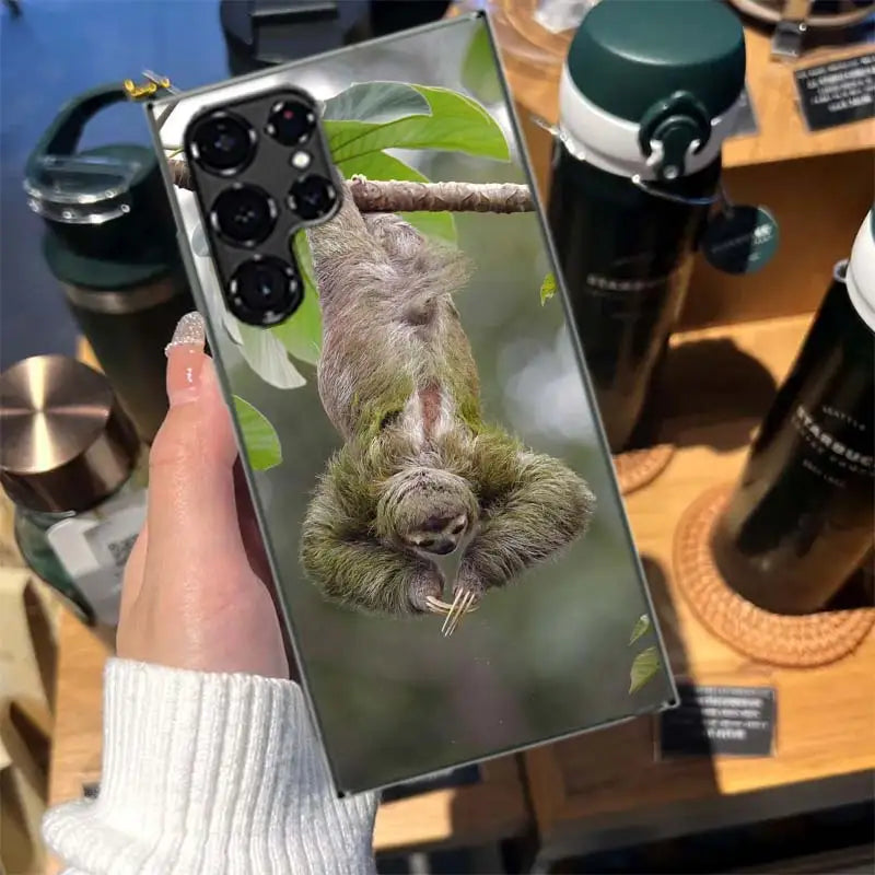 Hanging Sloth In The Jungle Samsung Phone Case