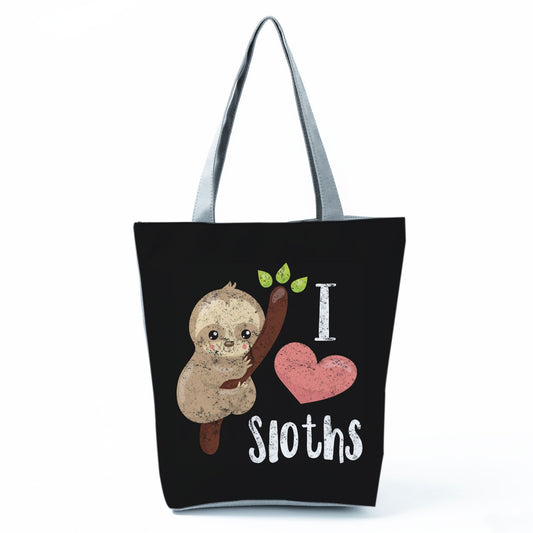I Heart Sloth Tote Bag