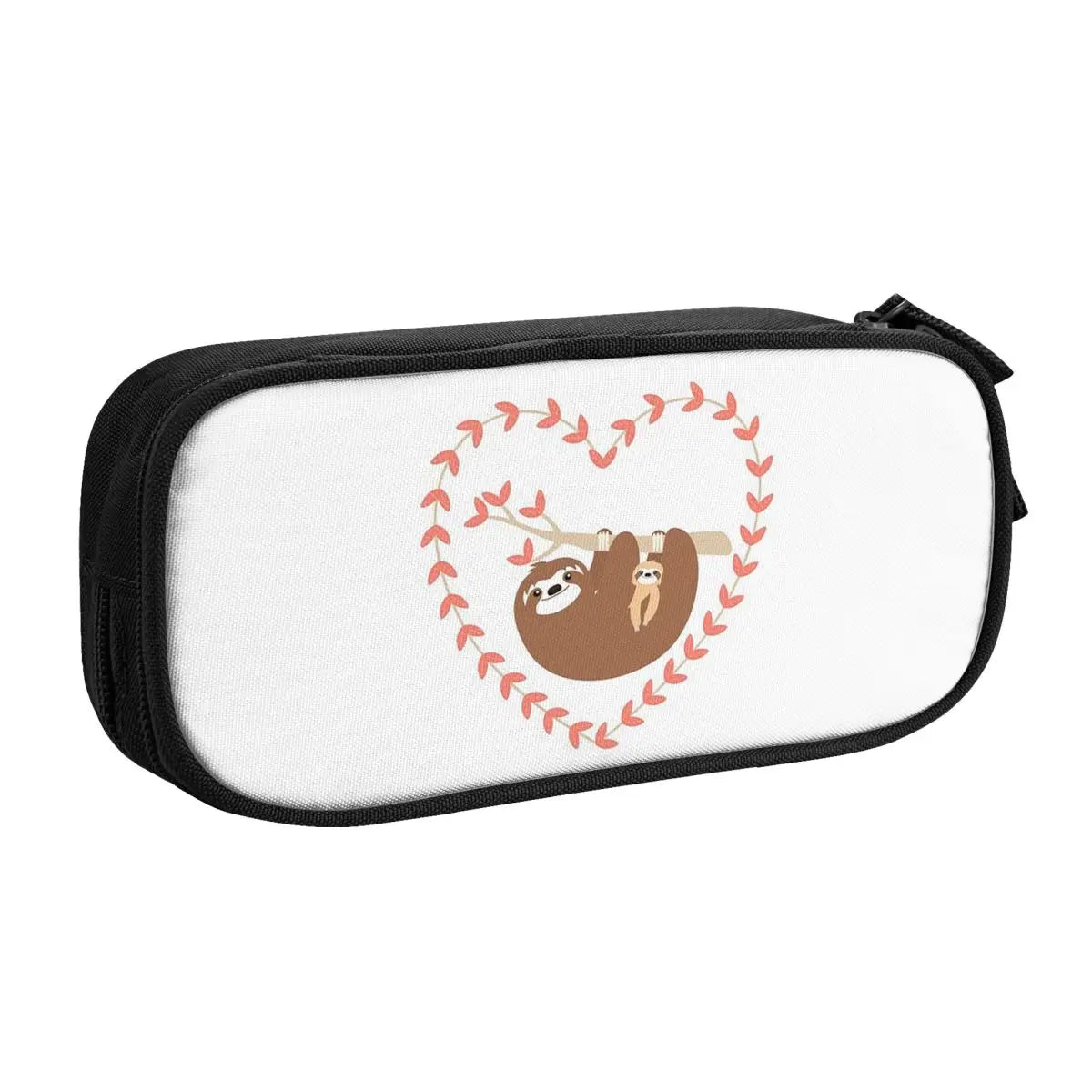 Sloth Love Heart Pencil Case