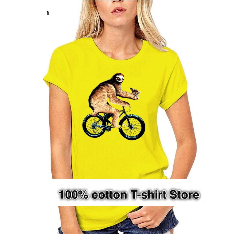 Sloth Riding A Bicycle T-Shirt