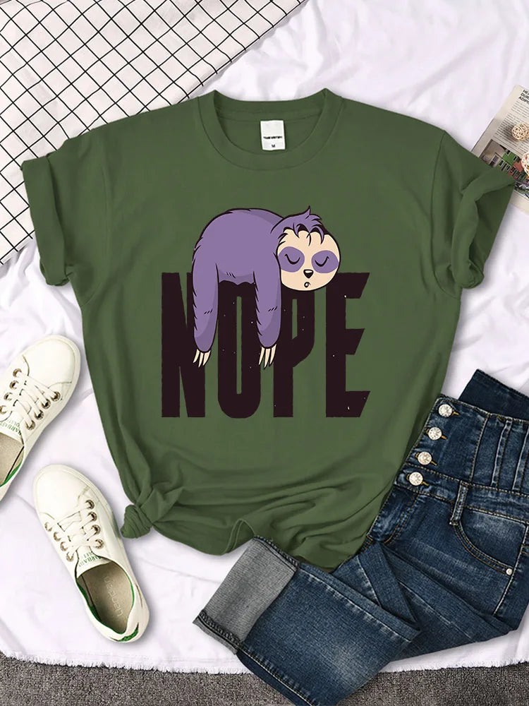 Nope Sloth T-Shirt
