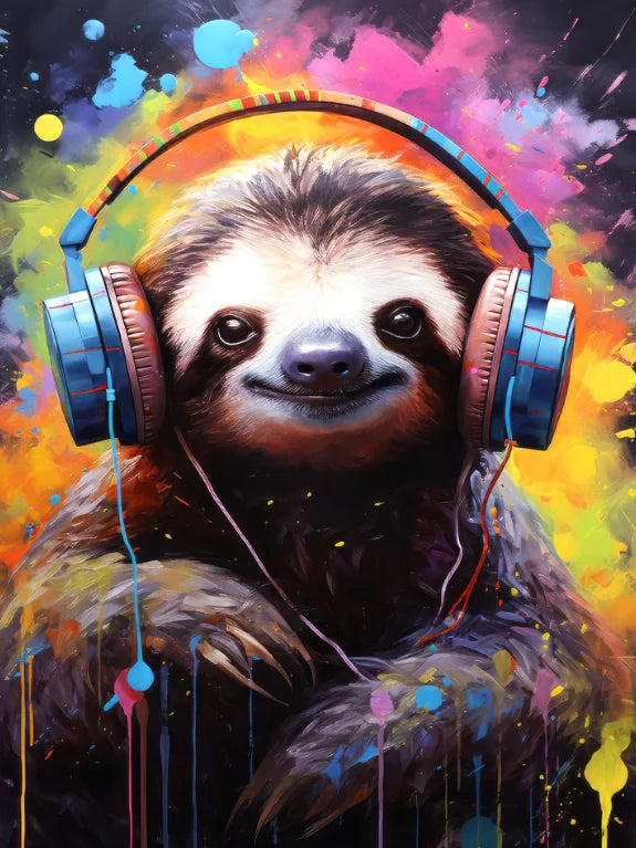 Sloth Diamond Art Kit