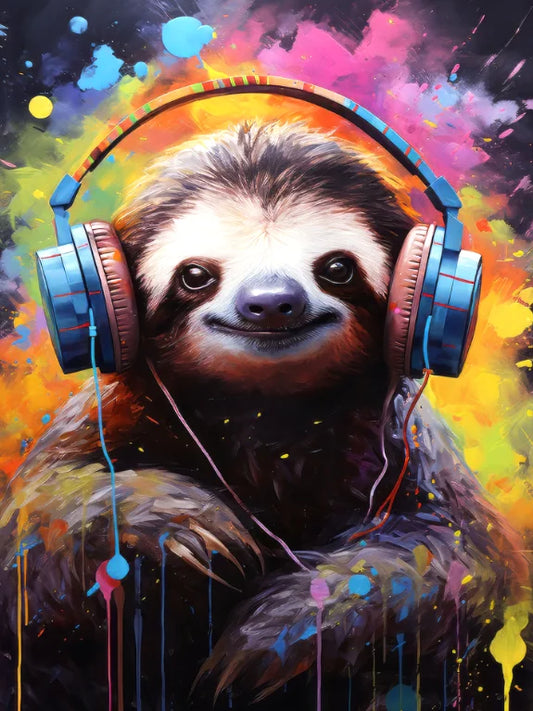 Sloth Diamond Art Kit