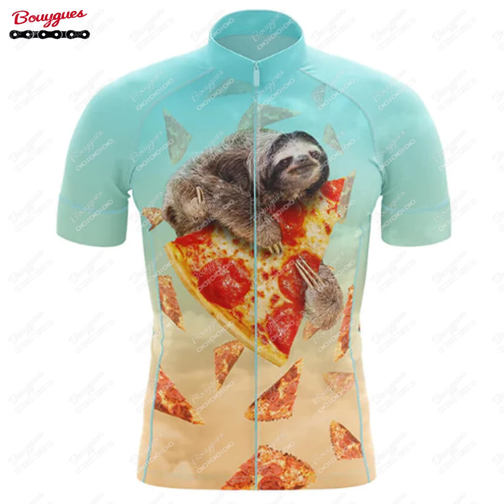 Sloth Pizza Cycling Jersey
