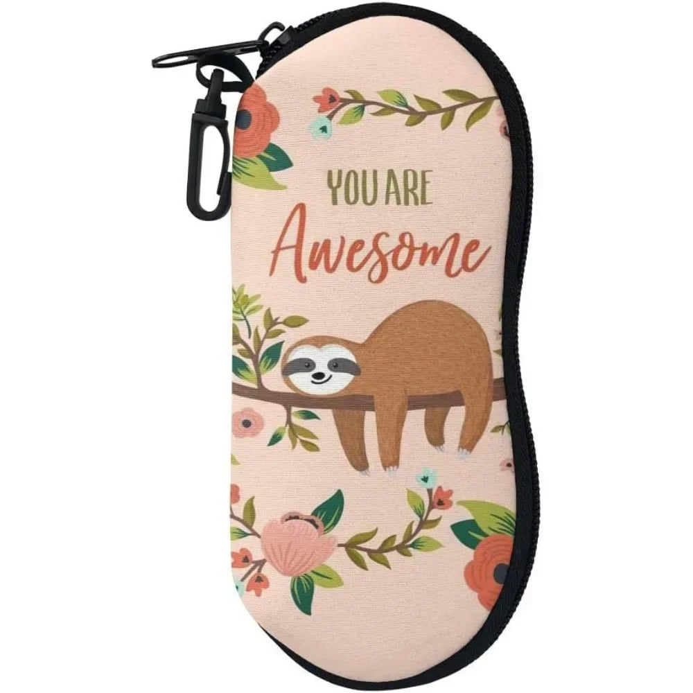 You Are Awesome Sloth Glasses Case