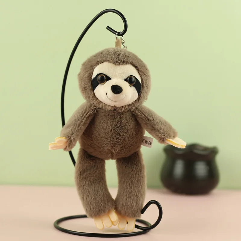 18cm Cute Sloth Plush Keyring