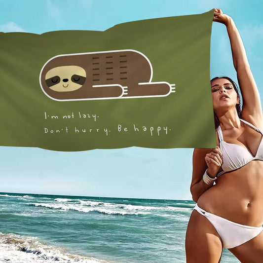 Sloth Microfiber Towel