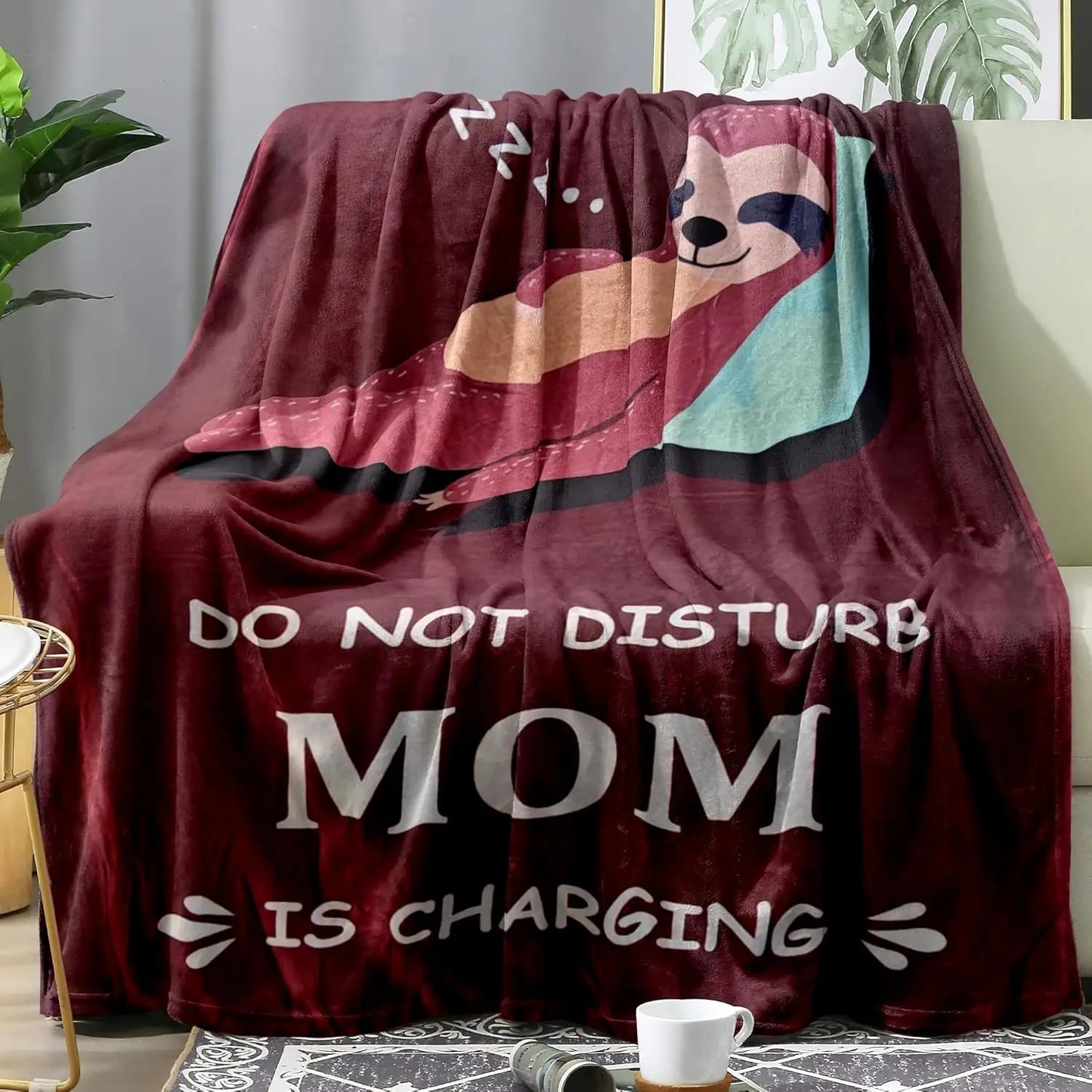 Do Not Disturb Mom Is Charging Blanket