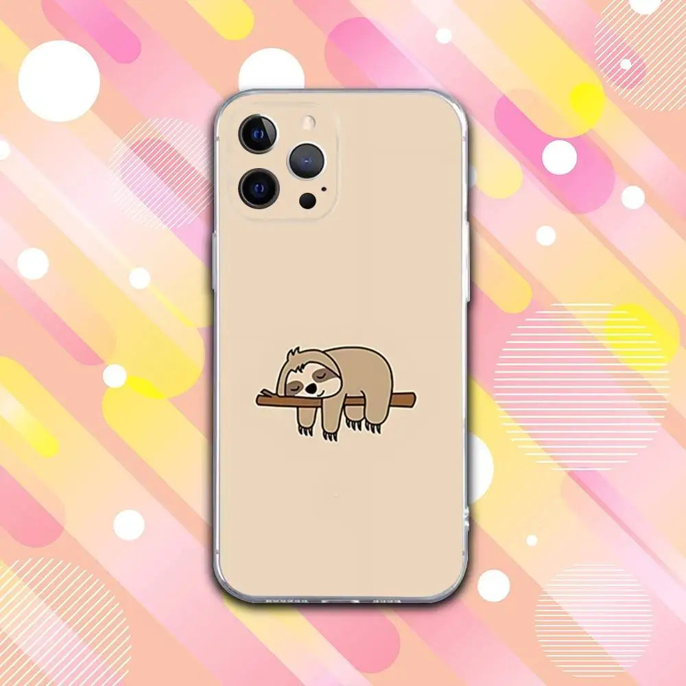 Sloth Sleeping iPhone Case