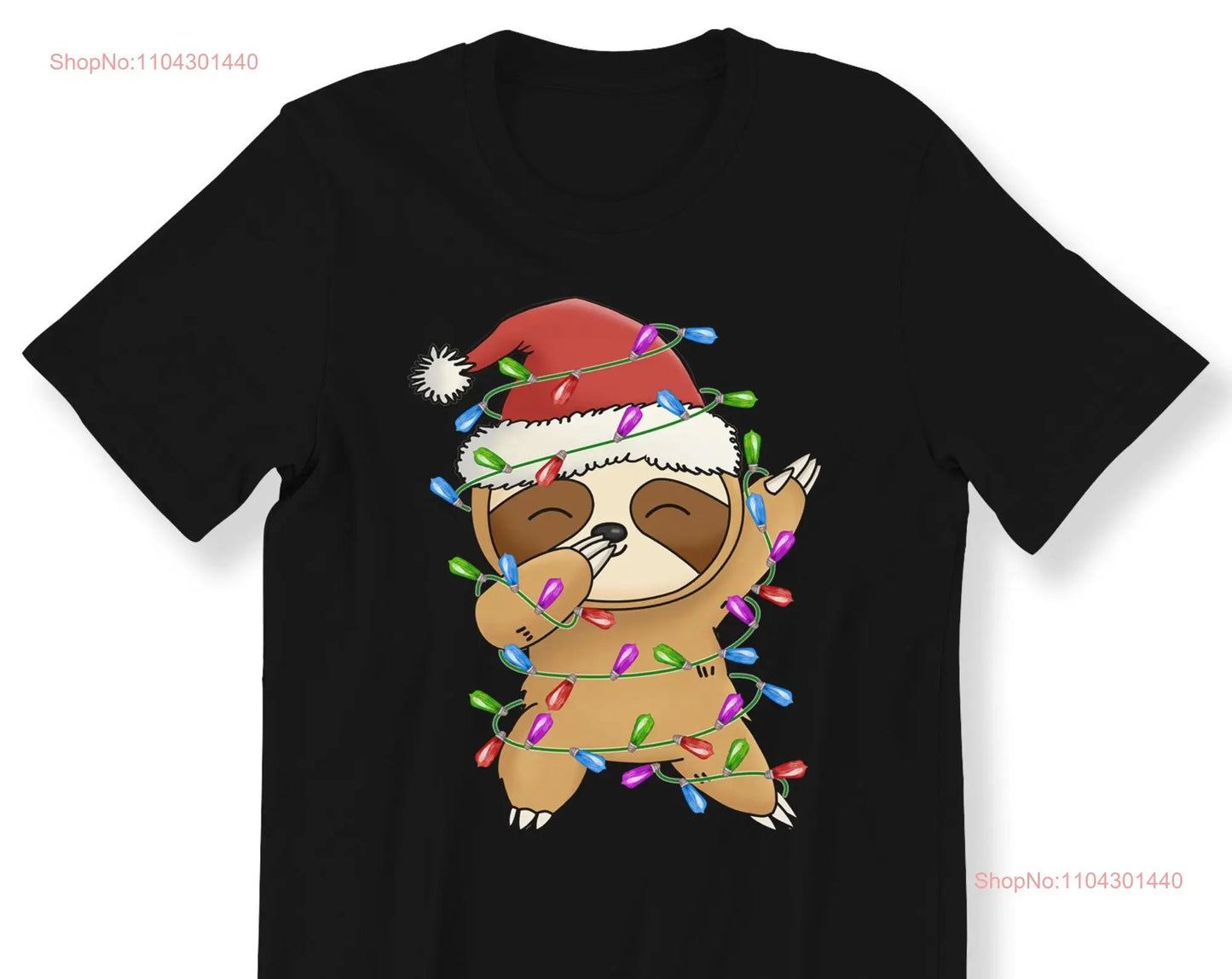 Sloth Dabbing Christmas T-Shirt