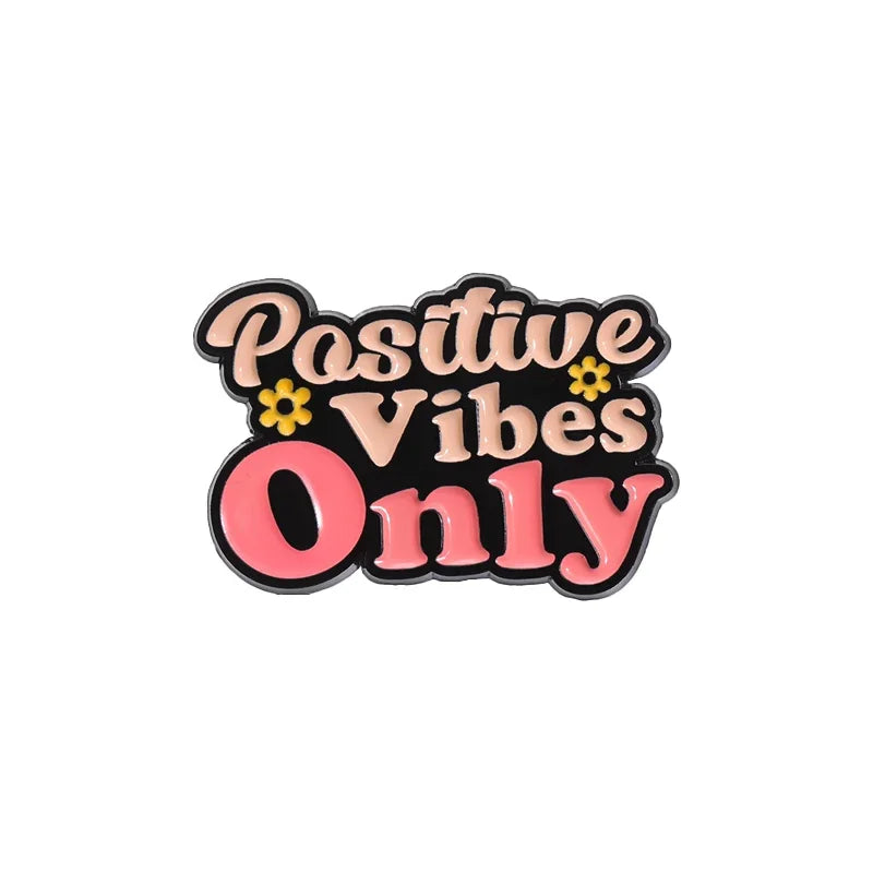Summer Positive Vibes Sloth Enamel Pin Badges