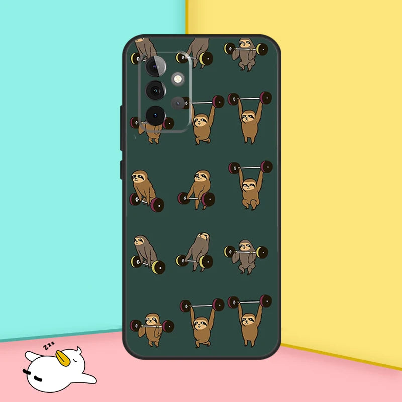 Weightlifting Sloth Samsung Phone Case