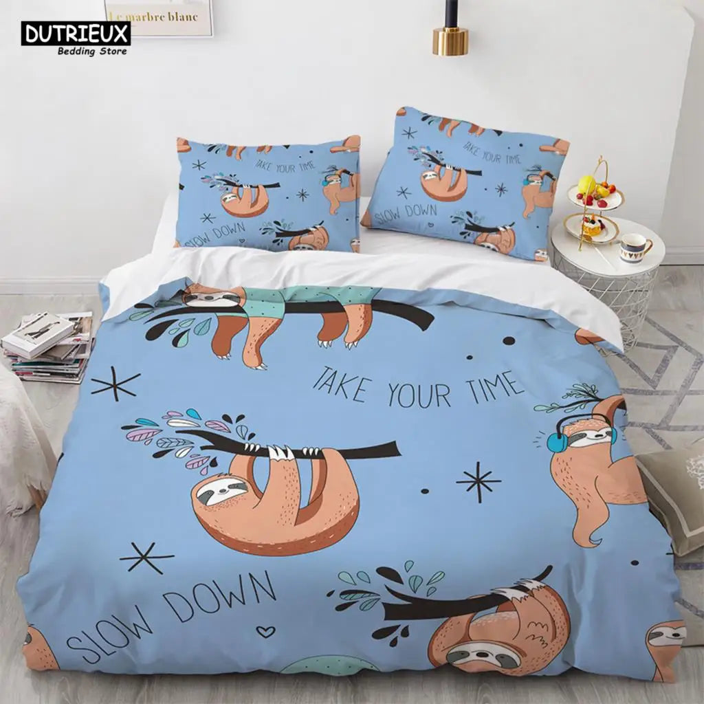 Sloth Bedding Set