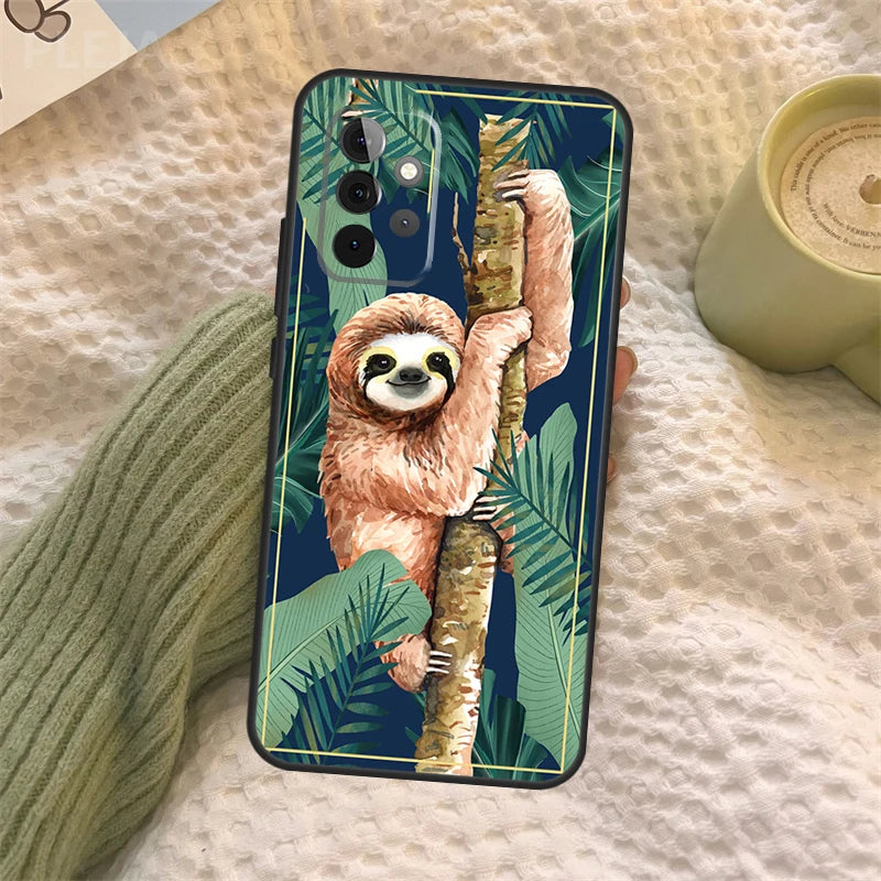 Jungle Sloth Samsung Phone Case