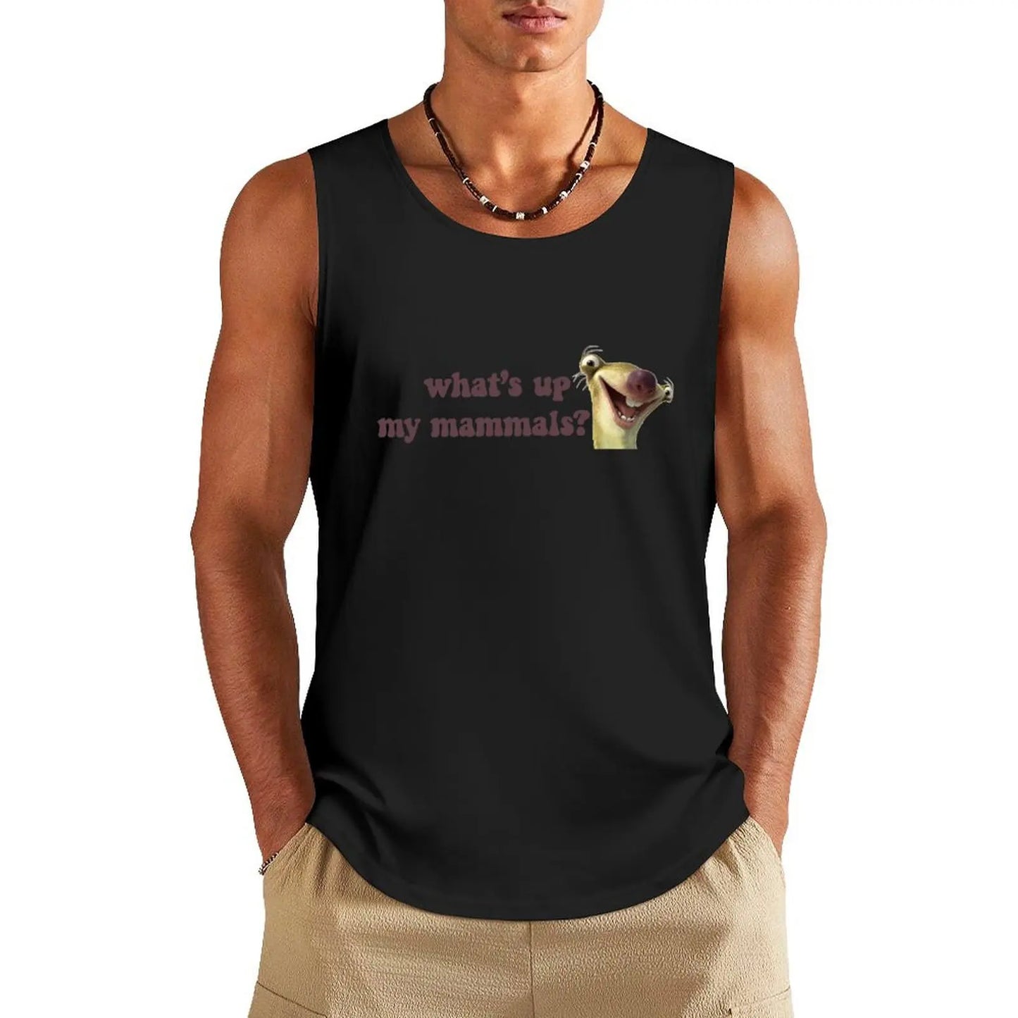 Sid the Sloth Tank Top