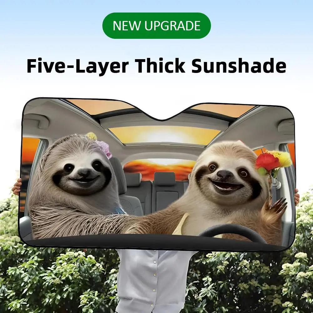 Sloth Car Sunshade