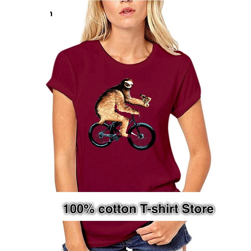Sloth Riding A Bicycle T-Shirt