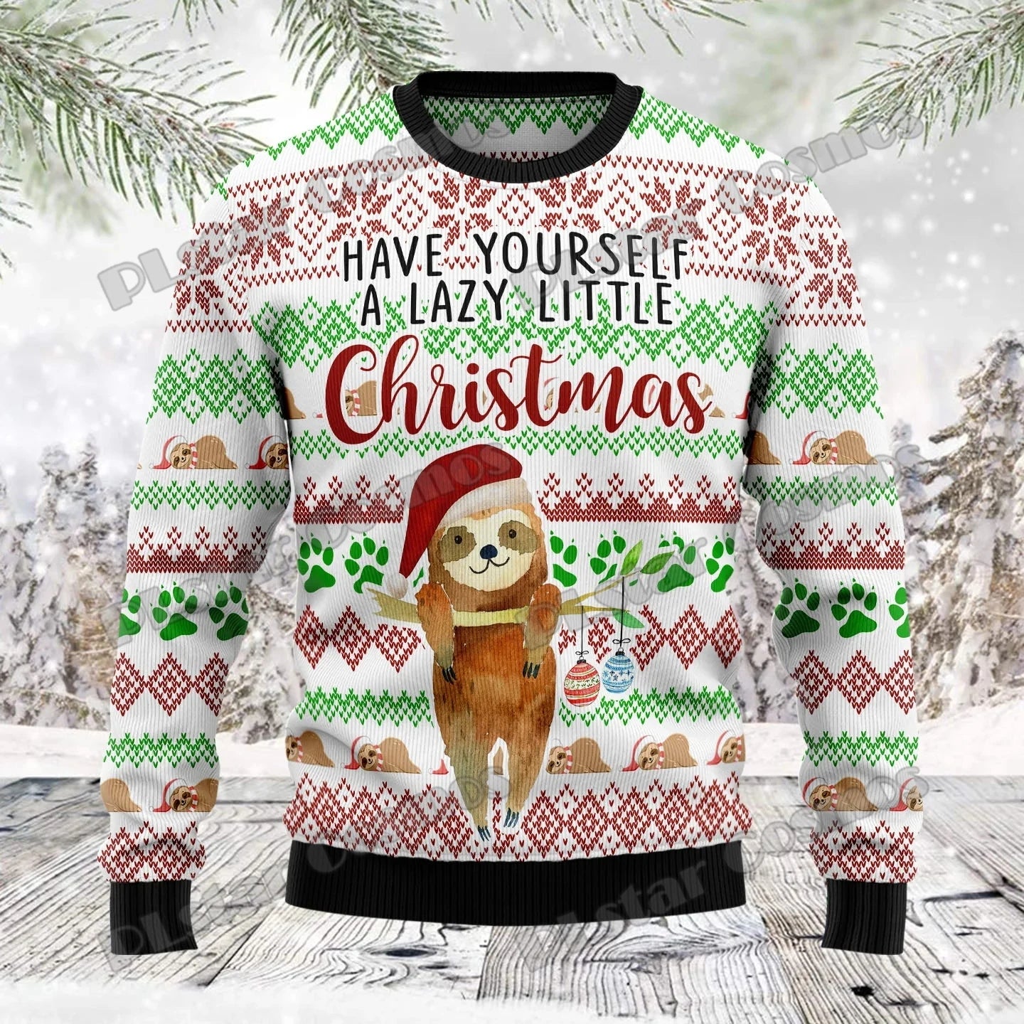 Sloth Christmas Jumper