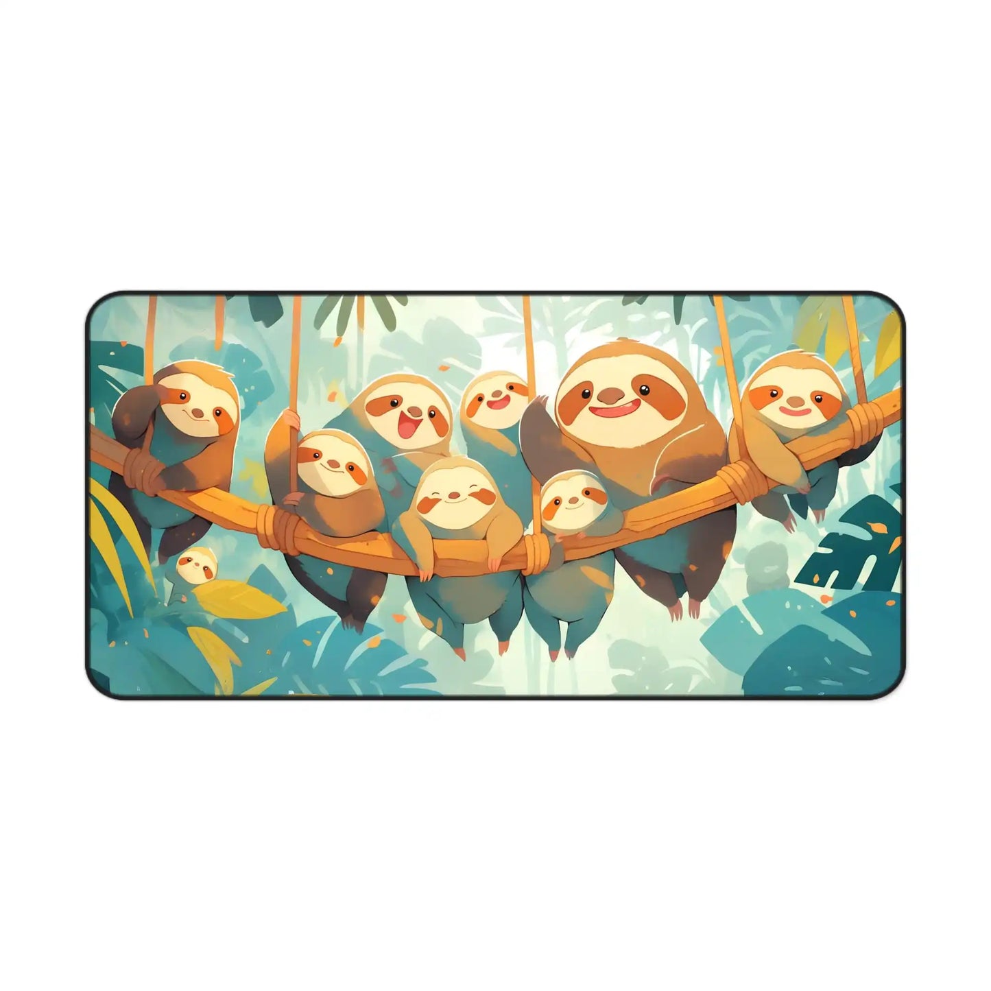 Family Of Sloths Mouse Pad