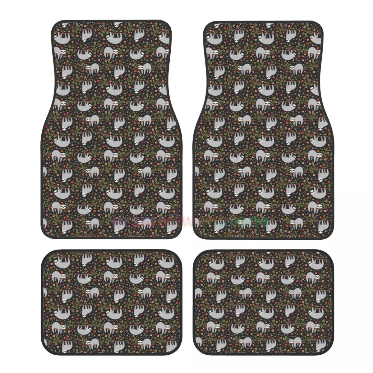 Sloth 4 Piece Car Floor Mats