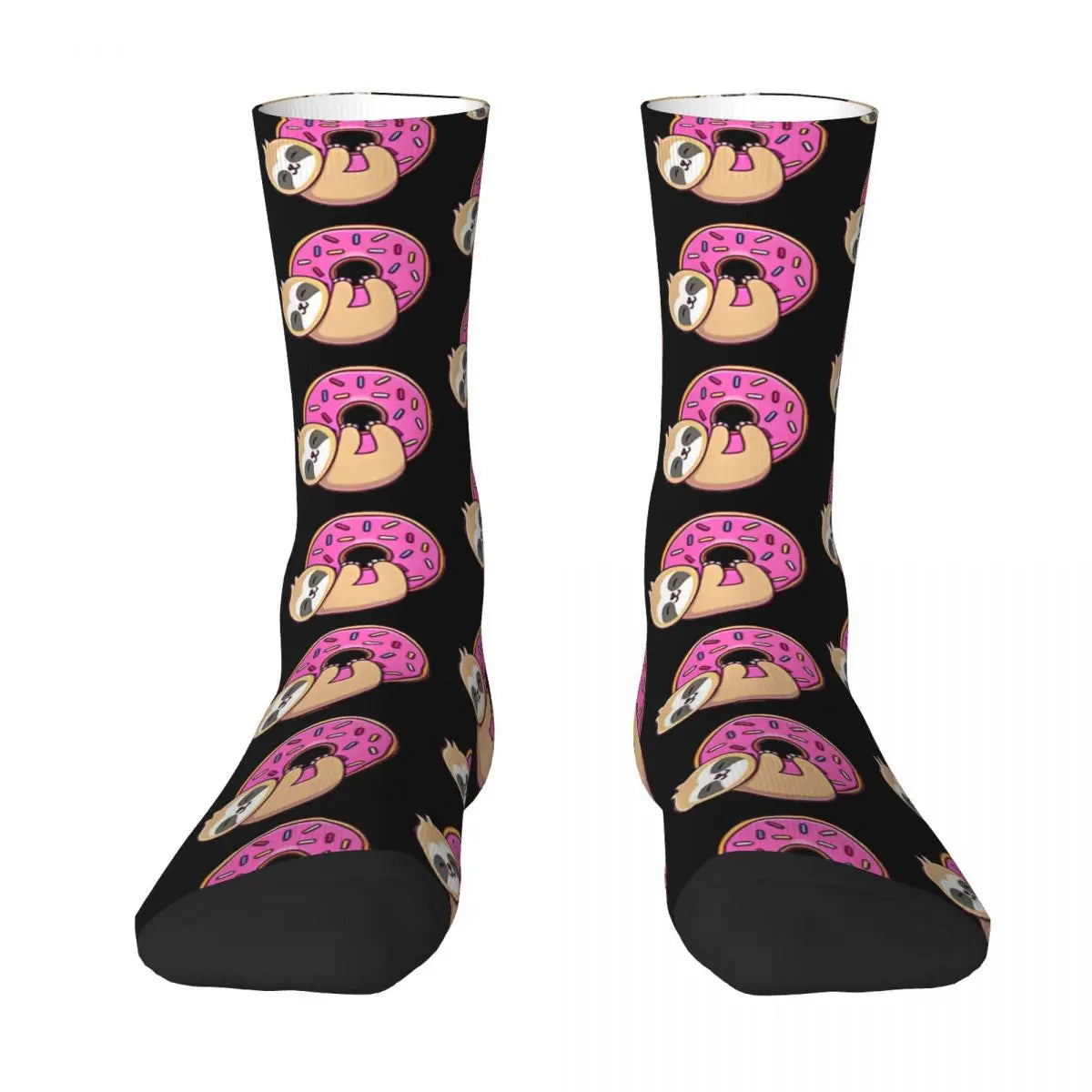 Donut Sloth Crew Sock