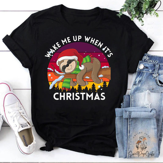 Wake Me Up When It's Christmas T-Shirt