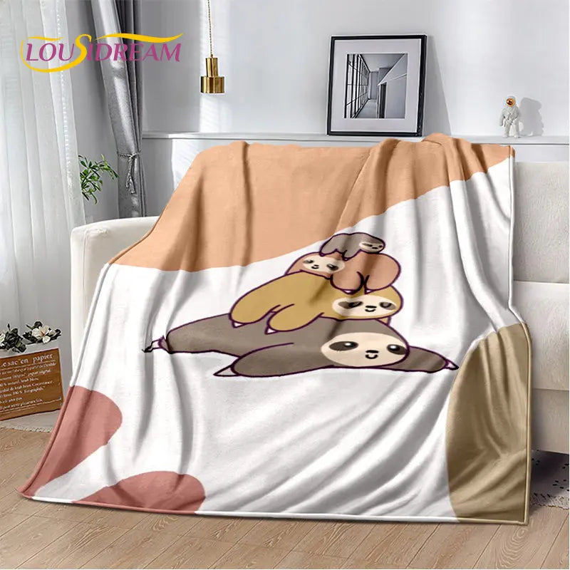 Sloth Theme Blankets